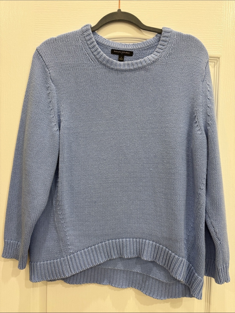 Banana Republic Pale Blue Classic Crewneck Sweater